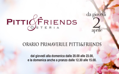 Nuovo orario primaverile
