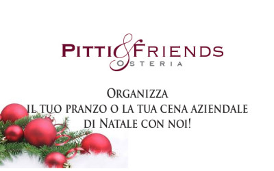 Organizza il tuo pranzo o la tua cena aziendale di Natale con noi!