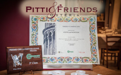 Pitti&Friends sul podio della Ristorazione Pisana