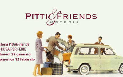 Osteria chiusa per ferie dal 22 gennaio al 12 febbraio 2017